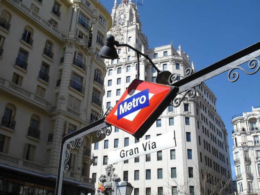 Flat For Groups 8 People In Gran Via-Cgrac4 Leilighet Madrid Eksteriør bilde